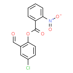ChemSpider 2D Image | 4-Chloro-2-formylphenyl 2-nitrobenzoate | C14H8ClNO5