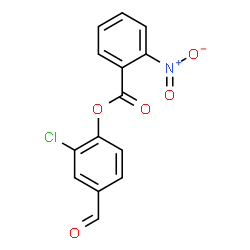 ChemSpider 2D Image | 2-Chloro-4-formylphenyl 2-nitrobenzoate | C14H8ClNO5