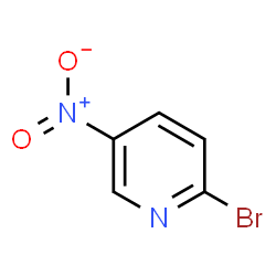 ChemSpider 2D Image | 2-Bromo-5-nitropyridine | C5H3BrN2O2
