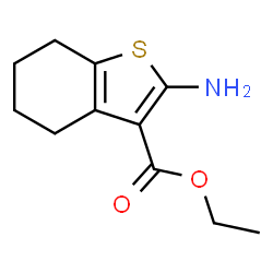ChemSpider 2D Image | Ethyl 2-amino-4,5,6,7-tetrahydro-1-benzothiophene-3-carboxylate | C11H15NO2S