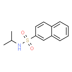 ChemSpider 2D Image | N-Isopropyl-2-naphthalenesulfonamide | C13H15NO2S