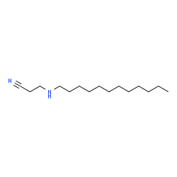 ChemSpider 2D Image | 3-(Dodecylamino)propionitrile | C15H30N2