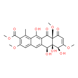 ChemSpider 2D Image | saccharothrixone E | C24H24O11