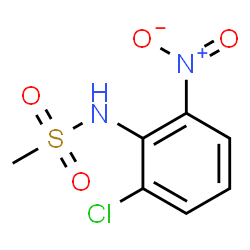 ChemSpider 2D Image | N-(2-Chloro-6-nitrophenyl)methanesulfonamide | C7H7ClN2O4S