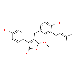 ChemSpider 2D Image | (+)-asperteretone B | C23H24O5