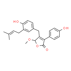 ChemSpider 2D Image | (±)-asperteretone E | C23H24O5