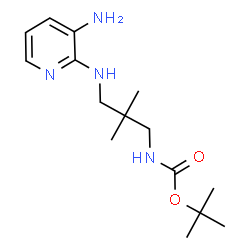 ChemSpider 2D Image | 2-Methyl-2-propanyl {3-[(3-amino-2-pyridinyl)amino]-2,2-dimethylpropyl}carbamate | C15H26N4O2
