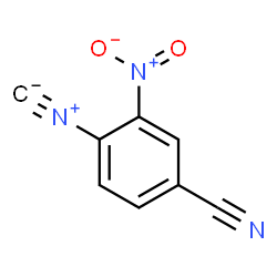 ChemSpider 2D Image | 4-Isocyano-3-nitrobenzonitrile | C8H3N3O2