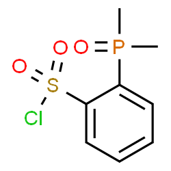 ChemSpider 2D Image | 2-(Dimethylphosphoryl)benzenesulfonyl chloride | C8H10ClO3PS