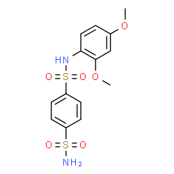 ChemSpider 2D Image | N-(2,4-Dimethoxyphenyl)-1,4-benzenedisulfonamide | C14H16N2O6S2