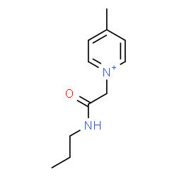 ChemSpider 2D Image | 4-Methyl-1-[2-oxo-2-(propylamino)ethyl]pyridinium | C11H17N2O