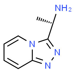 ChemSpider 2D Image | (R)-1-([1,2,4]triazolo[4,3-a]pyridin-3-yl)ethanamine | C8H10N4