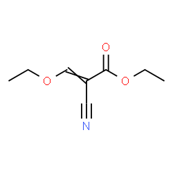 ChemSpider 2D Image | Ethyl 2-cyano-3-ethoxyacrylate | C8H11NO3