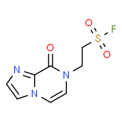 ChemSpider 2D Image | 2-(8-Oxoimidazo[1,2-a]pyrazin-7(8H)-yl)ethanesulfonyl fluoride | C8H8FN3O3S