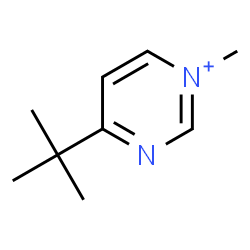 ChemSpider 2D Image | 4-tert-Butyl-1-methylpyrimidin-1-ium | C9H15N2