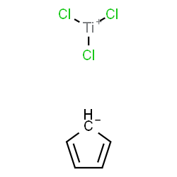 ChemSpider 2D Image | CYCLOPENTADIENYLTITANIUM TRICHLORIDE | C5H5Cl3Ti