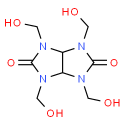 ChemSpider 2D Image | Tetramethylolglycoluril | C8H14N4O6