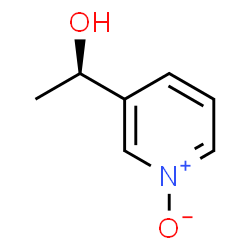 ChemSpider 2D Image | (1R)-1-(1-Oxido-3-pyridinyl)ethanol | C7H9NO2