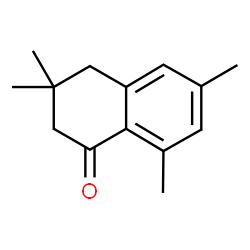 ChemSpider 2D Image | 3,3,6,8-Tetramethyl-1-Tetralone | C14H18O