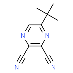 ChemSpider 2D Image | 5-tert-Butylpyrazine-2,3-dicarbonitrile | C10H10N4