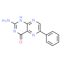 ChemSpider 2D Image | 2-amino-6-phenylpteridin-4-ol | C12H9N5O