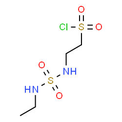 ChemSpider 2D Image | 2-[(Ethylsulfamoyl)amino]ethanesulfonyl chloride | C4H11ClN2O4S2
