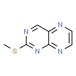 ChemSpider 2D Image | 2-(Methylsulfanyl)pteridine | C7H6N4S
