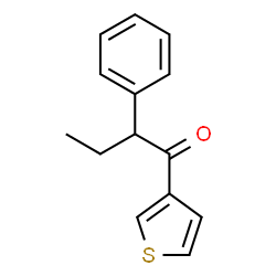 ChemSpider 2D Image | 2-Phenyl-1-(3-thienyl)-1-butanone | C14H14OS