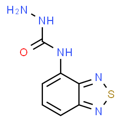 ChemSpider 2D Image | N-(2,1,3-Benzothiadiazol-4-yl)hydrazinecarboxamide | C7H7N5OS
