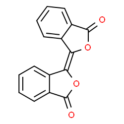 ChemSpider 2D Image | (3Z)-3-(3-Oxo-2-benzofuran-1(3H)-ylidene)-2-benzofuran-1(3H)-one | C16H8O4
