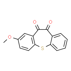 ChemSpider 2D Image | 2-Methoxydibenzo[b,f]thiepine-10,11-dione | C15H10O3S