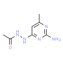 ChemSpider 2D Image | N'-(2-Amino-6-methyl-4-pyrimidinyl)acetohydrazide | C7H11N5O