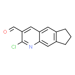 ChemSpider 2D Image | 2-chloro-6H,7H,8H-cyclopenta[g]quinoline-3-carbaldehyde | C13H10ClNO
