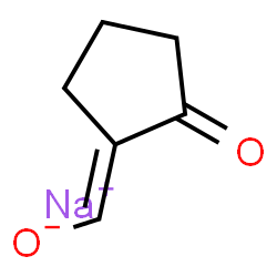 ChemSpider 2D Image | Sodium (E)-(2-oxocyclopentylidene)methanolate | C6H7NaO2
