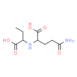 ChemSpider 2D Image | N~2~-(1-Carboxypropyl)glutamine | C9H16N2O5