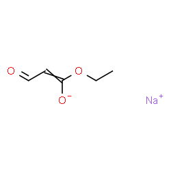 ChemSpider 2D Image | Sodium (1E)-1-ethoxy-3-oxo-1-propen-1-olate | C5H7NaO3