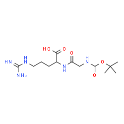 ChemSpider 2D Image | N-{[(2-Methyl-2-propanyl)oxy]carbonyl}glycylarginine | C13H25N5O5