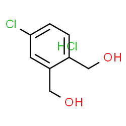 ChemSpider 2D Image | (4-Chloro-1,2-phenylene)dimethanol hydrochloride (1:1) | C8H10Cl2O2