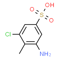 ChemSpider 2D Image | 2-amino-6-chlorotoluene-4-sulphonic acid | C7H8ClNO3S