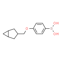 ChemSpider 2D Image | [4-(Bicyclo[3.1.0]hex-3-ylmethoxy)phenyl]boronic acid | C13H17BO3