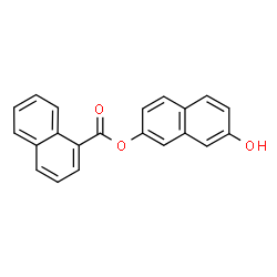 ChemSpider 2D Image | 7-Hydroxy-2-naphthyl 1-naphthoate | C21H14O3
