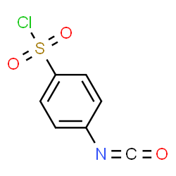 ChemSpider 2D Image | 4-(CHLOROSULFONYL)PHENYL ISOCYANATE | C7H4ClNO3S