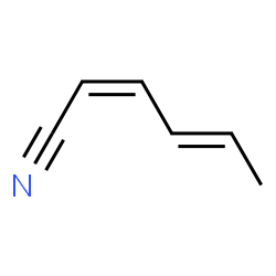 ChemSpider 2D Image | (2Z,4E)-2,4-Hexadienenitrile | C6H7N