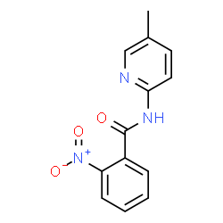 ChemSpider 2D Image | N-(5-Methyl-2-pyridinyl)-2-nitrobenzamide | C13H11N3O3