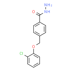 ChemSpider 2D Image | 4-(2-CHLOROPHENOXYMETHYL)BENZOHYDRAZIDE | C14H13ClN2O2