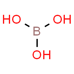 Boric acid, H3BO3
