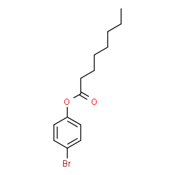 ChemSpider 2D Image | 4-Bromophenyl octanoate | C14H19BrO2