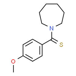 ChemSpider 2D Image | 1-Azepanyl(4-methoxyphenyl)methanethione | C14H19NOS