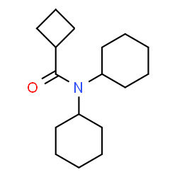 ChemSpider 2D Image | N,N-Dicyclohexylcyclobutanecarboxamide | C17H29NO