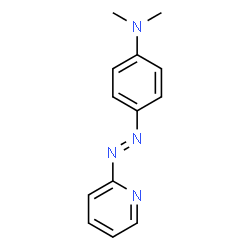 ChemSpider 2D Image | Pyridine-2-azo-p-dimethylaniline | C13H14N4
